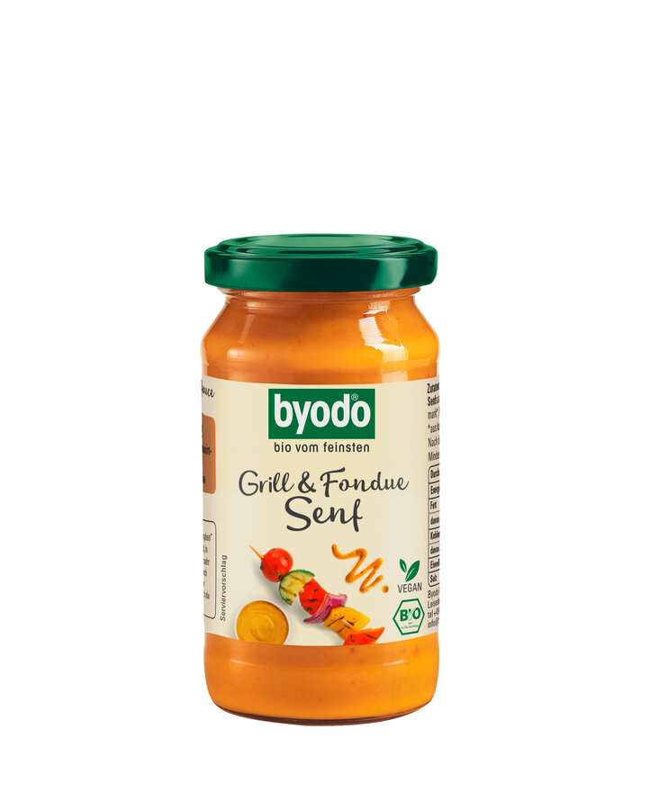 Grill & Fondue Senf,  - würzige Senfsauce mit Paprika und Gemüse
