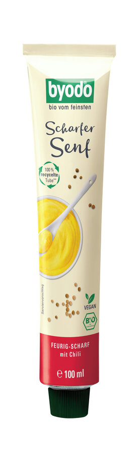 Scharfer Senf (extra scharf) in der Tube
