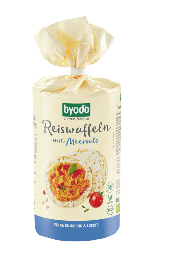 Reiswaffeln mit Meersalz