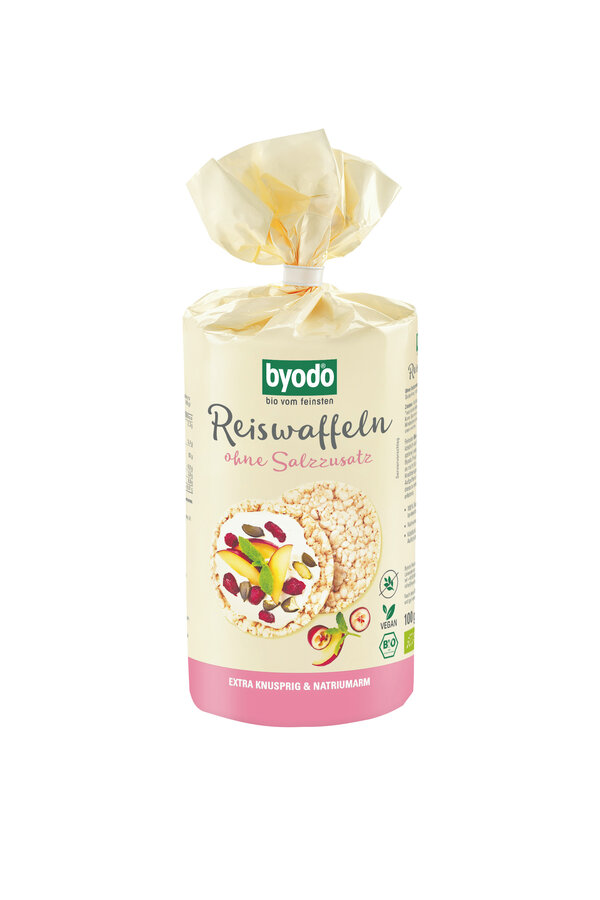 Reiswaffeln ohne Salzzusatz