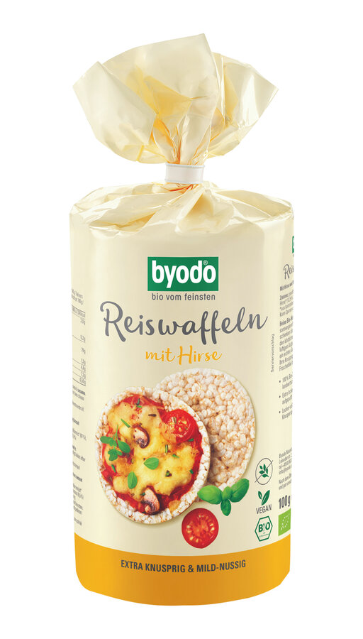 Reiswaffeln mit Hirse