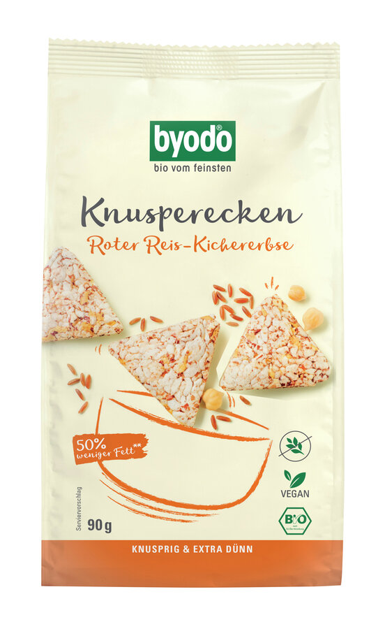 Knusperecken Roter Reis-Kichererbse