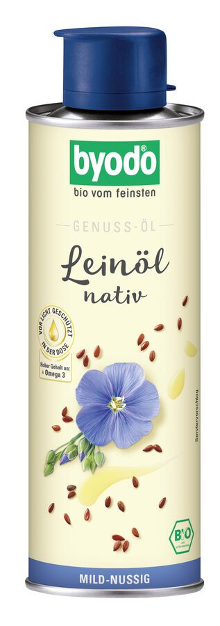Leinöl, nativ - in der Dose