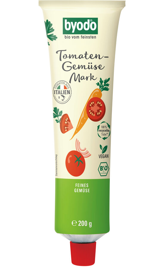 Tomaten-Gemüse Mark Doppelfrucht, in der Tube