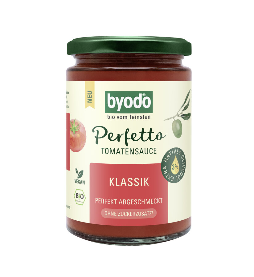 Perfetto Tomatensauce Klassik, mit nativem Olivenöl extra