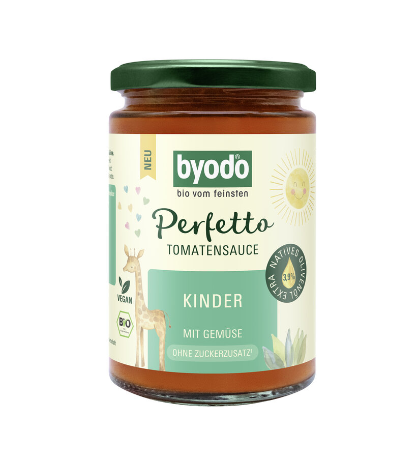 Perfetto Tomatensauce Kinder, mit nativem Olivenöl extra