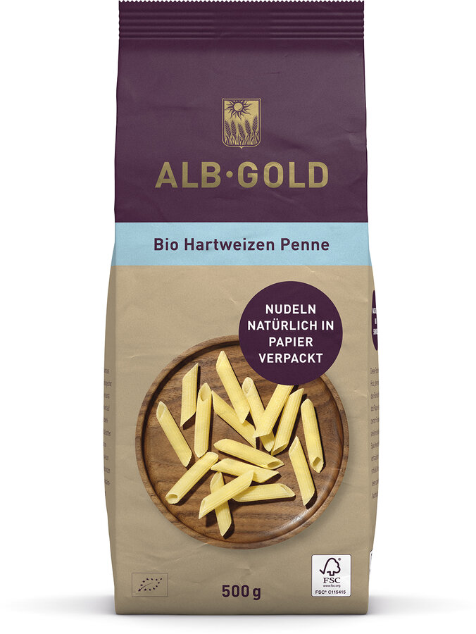 Hartweizen Penne (Papier)