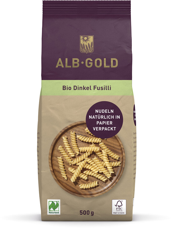 Dinkel Fusilli (Papier) (Naturland)