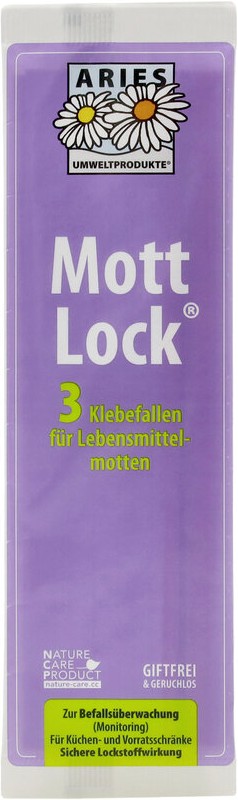Mottlock 3 Klebefallen für Lebensmittelmotten