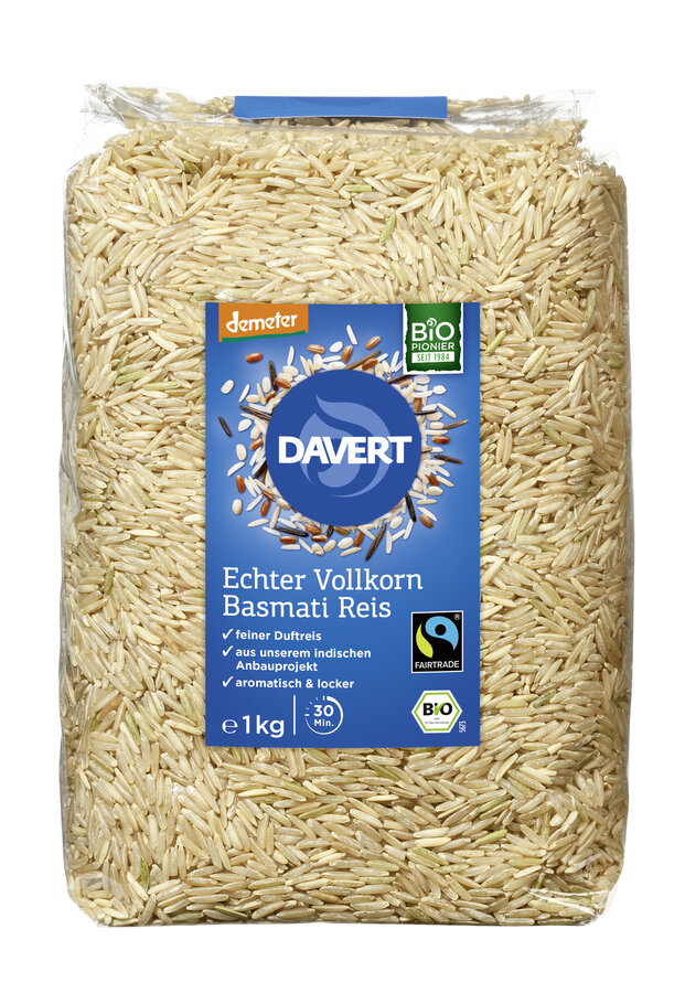 Demeter Echter Basmati Reis Vollkornreis Fairtrade