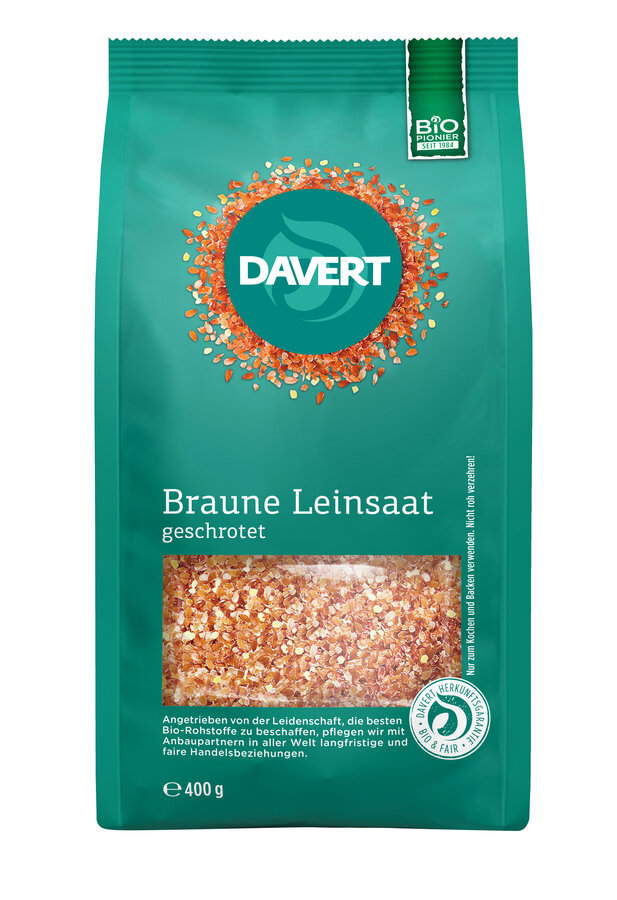Geschrotete Leinsaat
