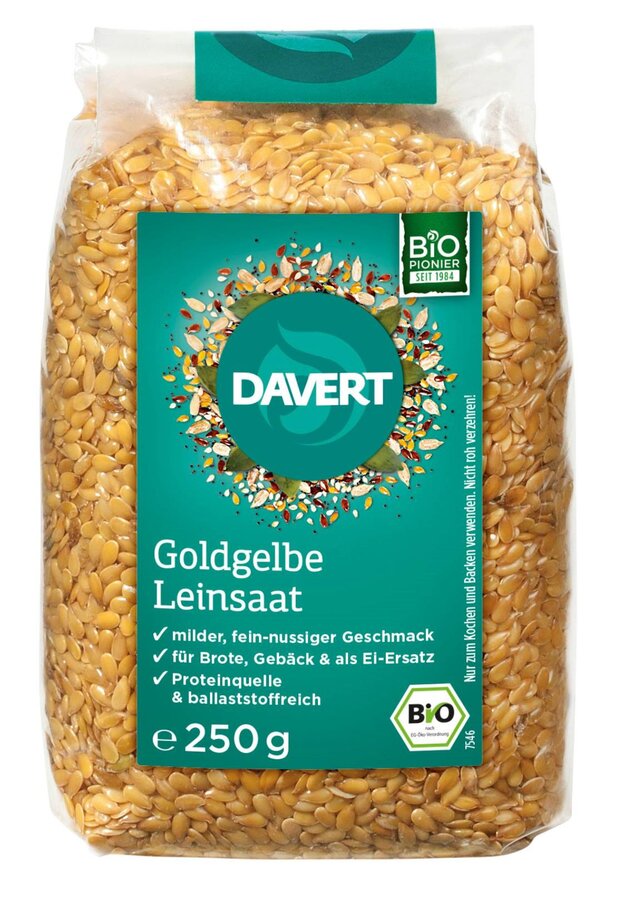 Goldgelbe Leinsaat