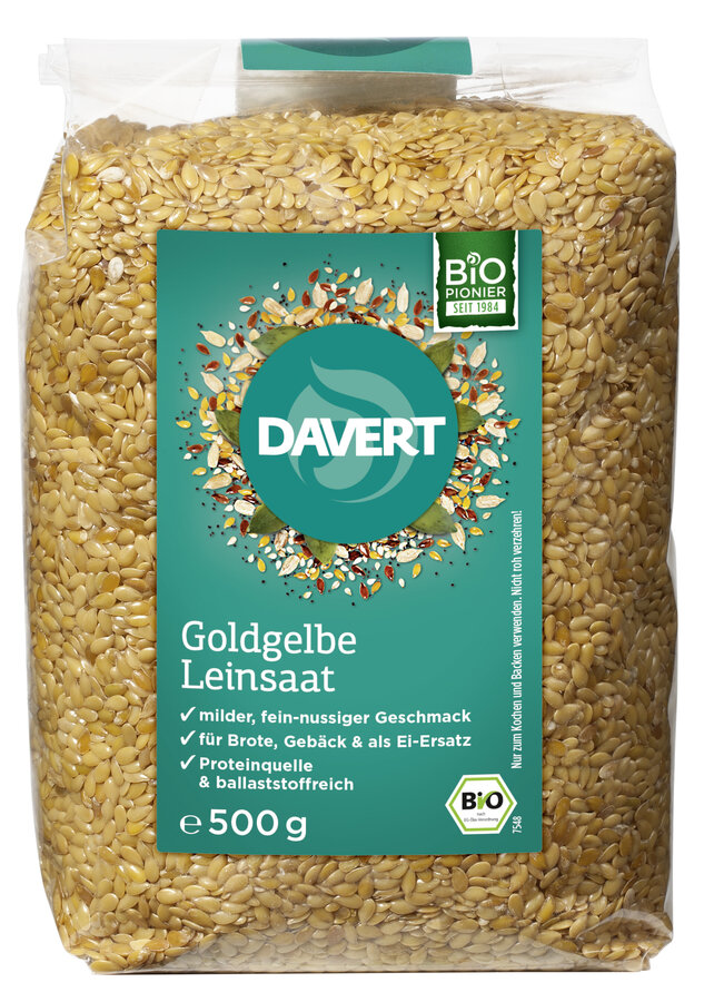 Goldgelbe Leinsaat