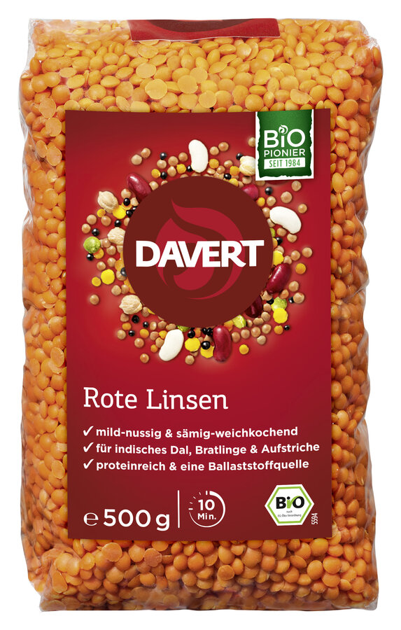 Rote Ganze Linsen