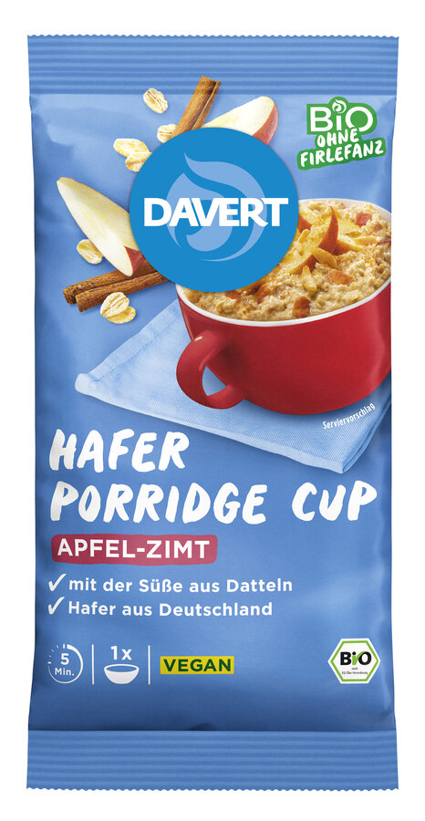 Porridge-Cup Apfel-Zimt