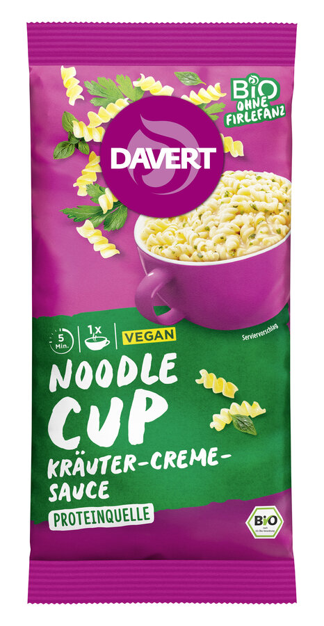 Noodle-Cup Kräuter-Creme-Sauce