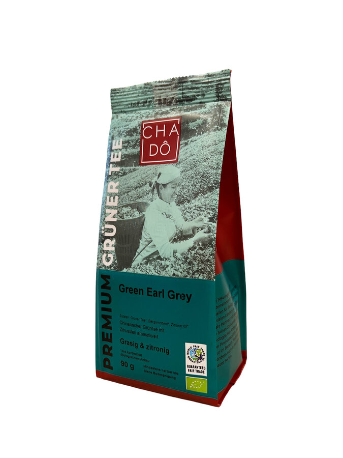 Premium Green Earl Grey - Grüner Tee - WFTO