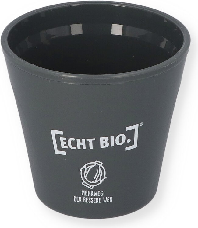 Mehrweg To-Go-Becher 0,2 l, schiefergrau