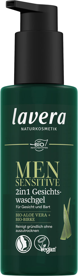 Men sensitiv 2in1 Gesichtswaschgel