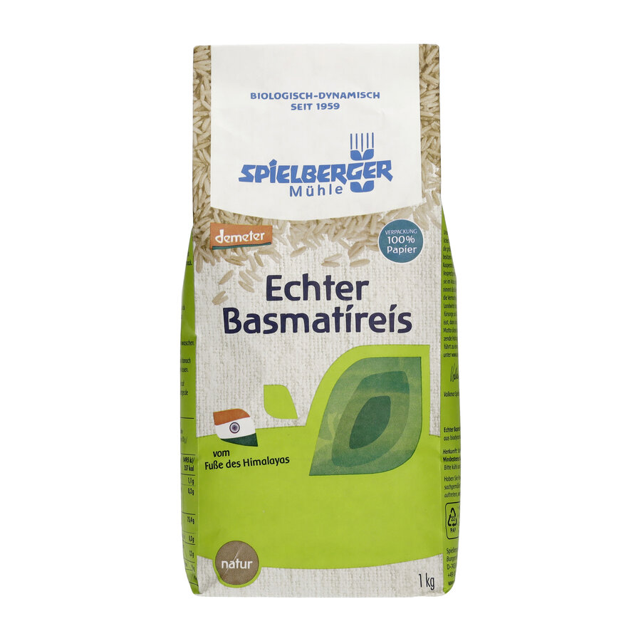 Echter Basmatireis, natur, demeter