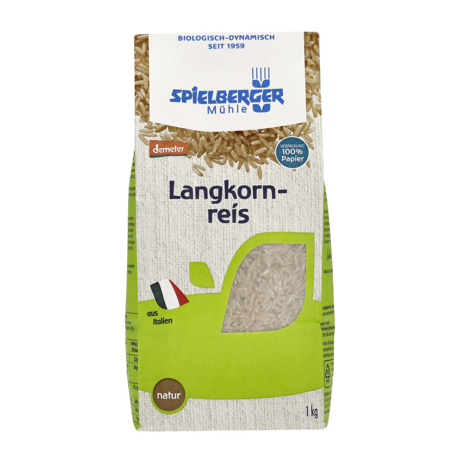 Langkornreis, natur, demeter