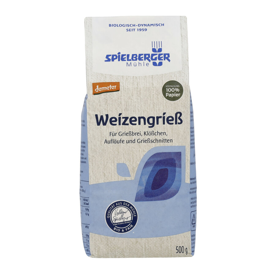Weizengrieß, demeter