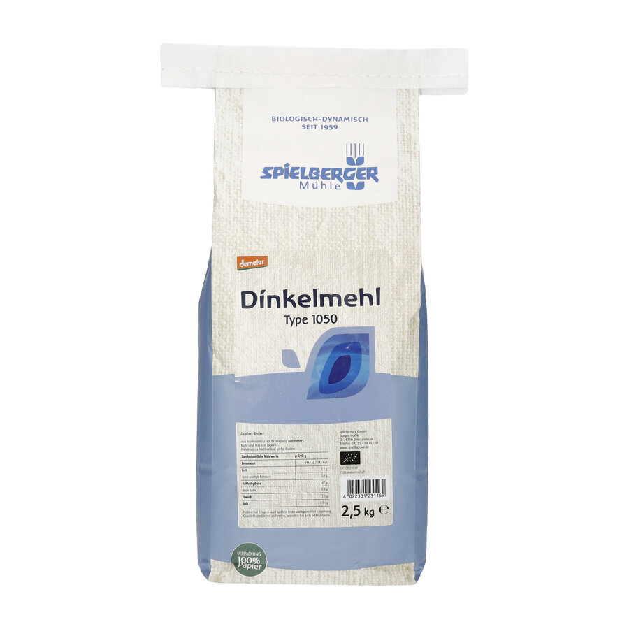 Dinkelmehl Type 1050, demeter – für Familien & Vorrat