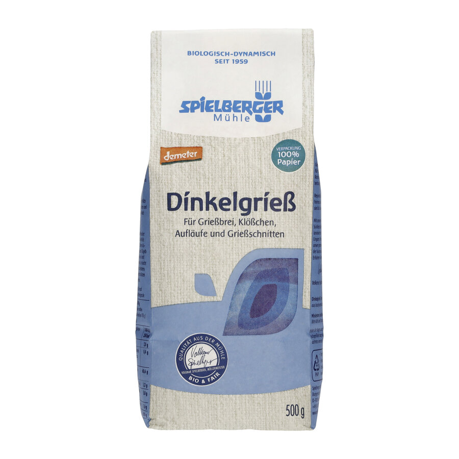 Dinkelgrieß, demeter