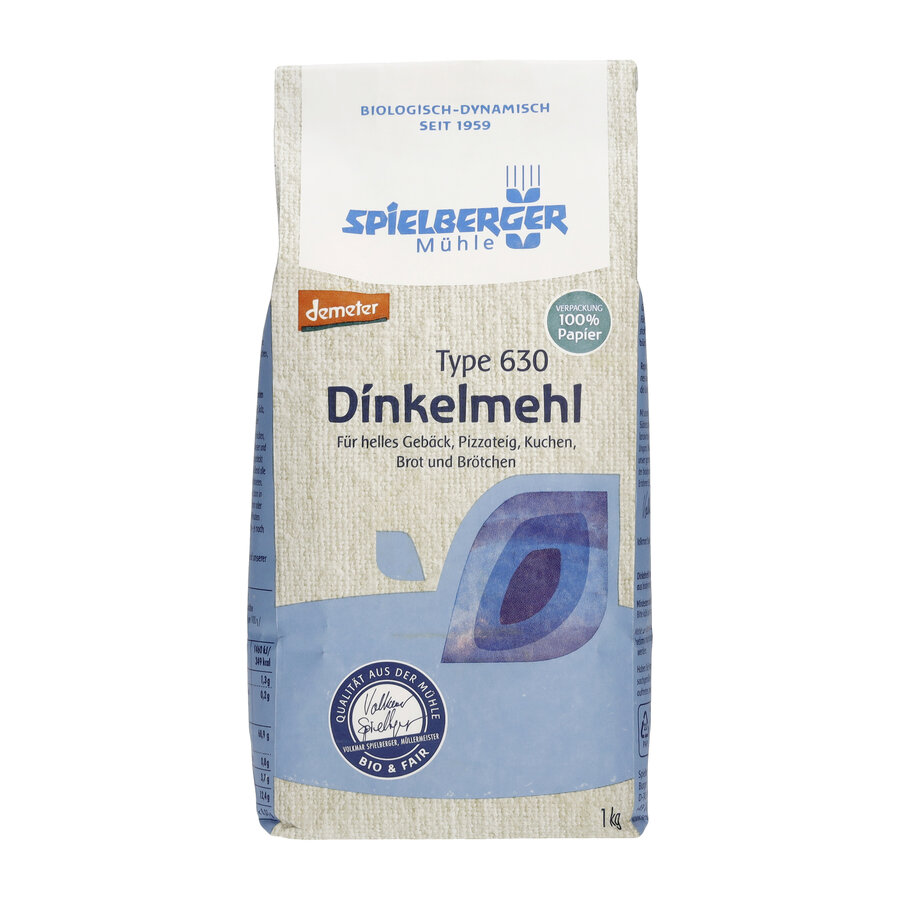 Dinkelmehl Type 630, demeter