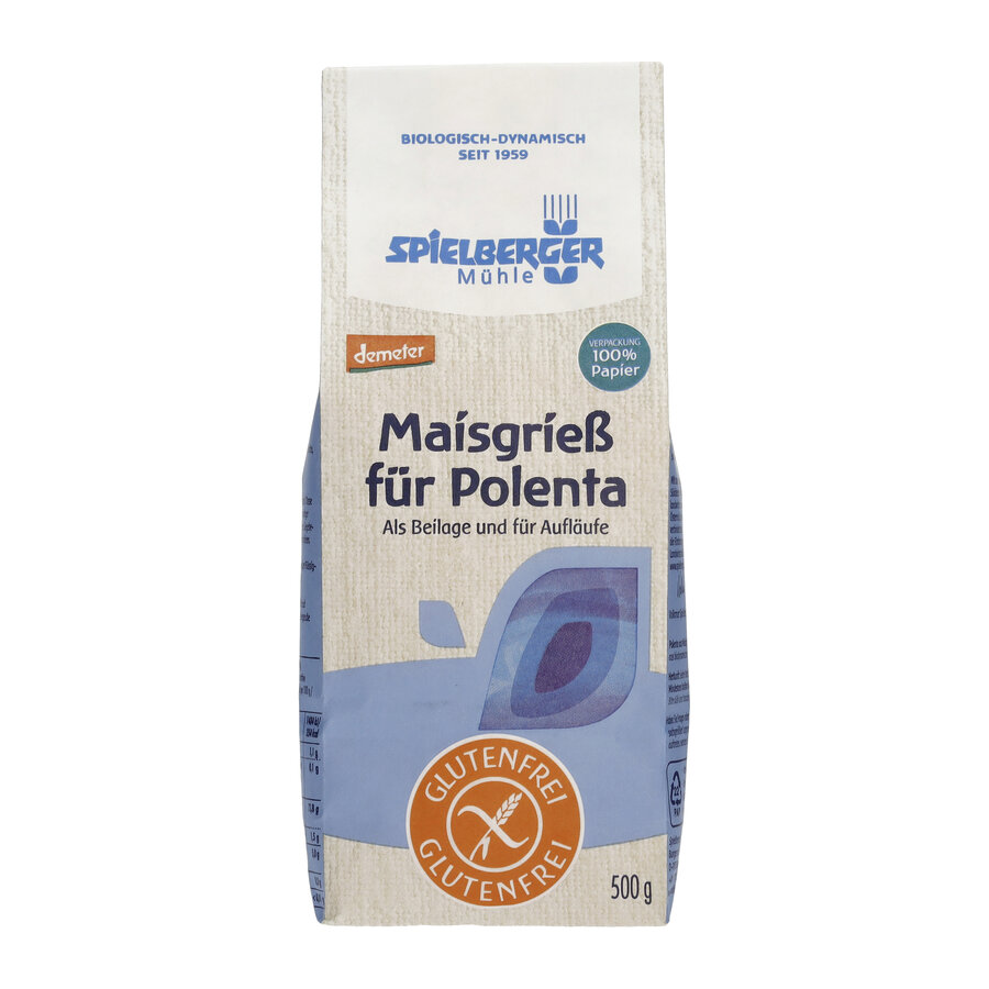 Polenta (Maisgrieß), glutenfrei, demeter