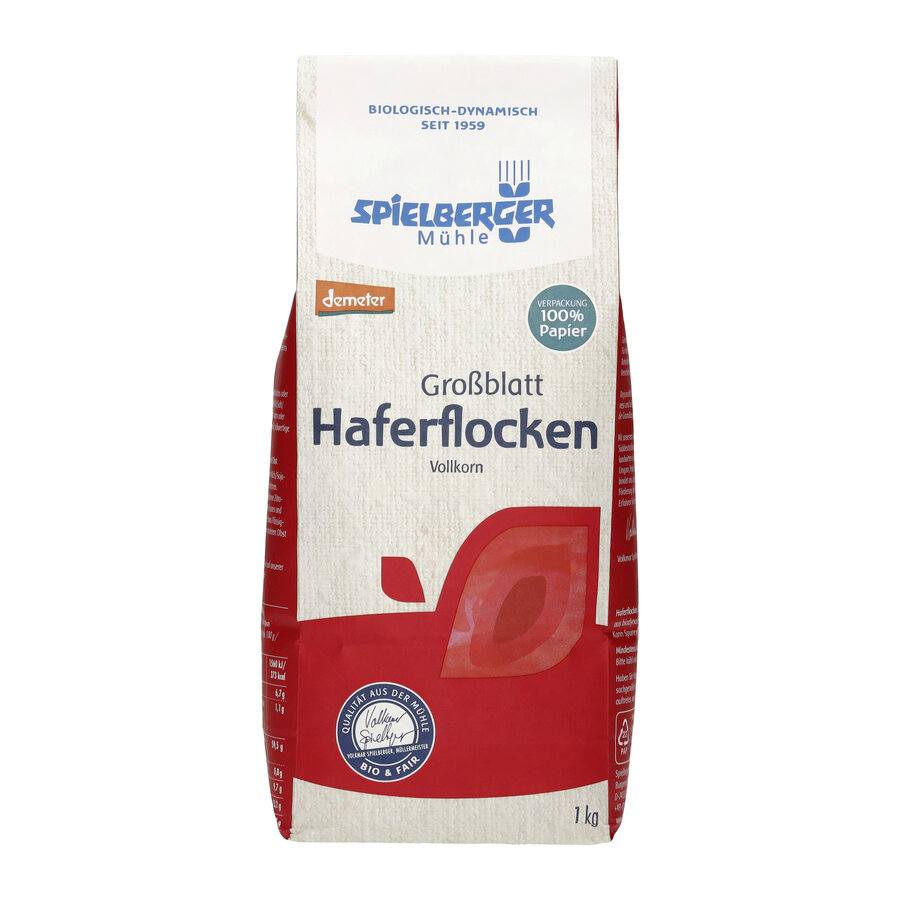 Haferflocken Großblatt, demeter