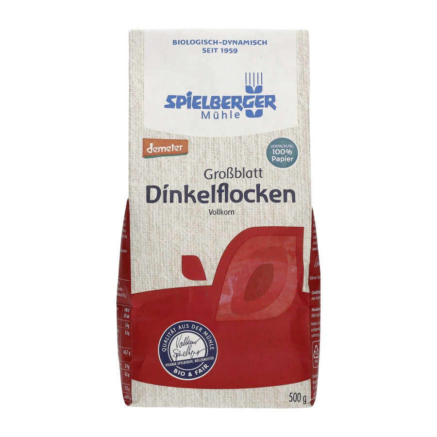 Dinkelflocken Großblatt, demeter