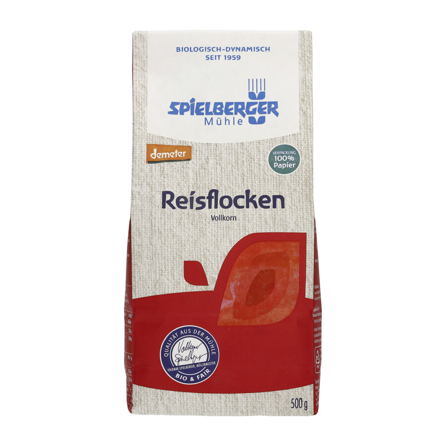 Reisflocken, glutenfrei, demeter