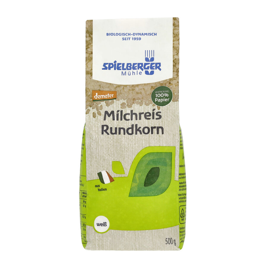 Milchreis, Rundkorn weiß, demeter