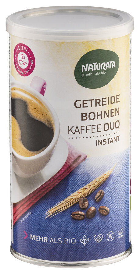 Getreide-Bohnenkaffee Duo, instant