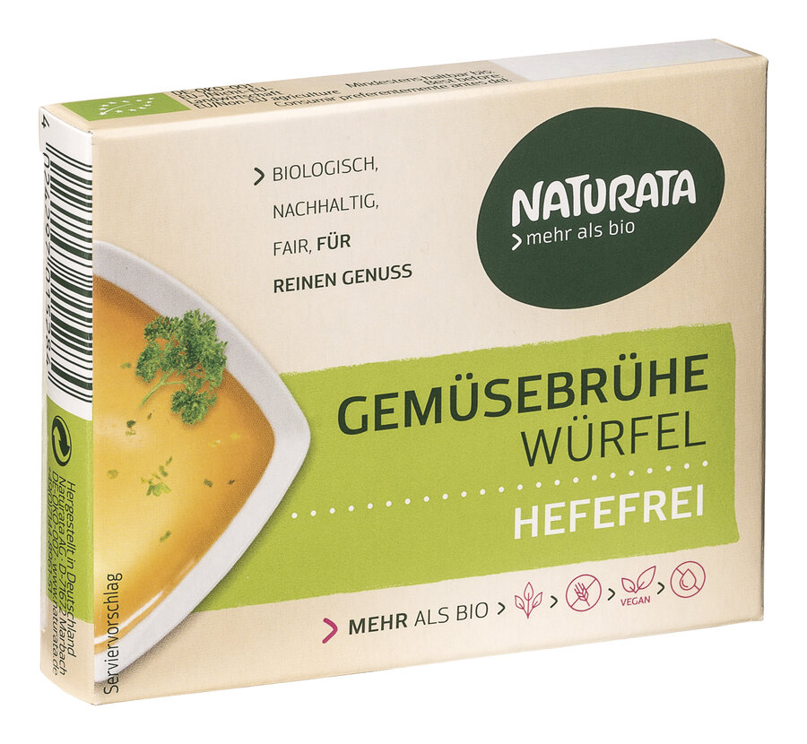 Gemüse-Brühwürfel hefefrei, ohne Palmöl