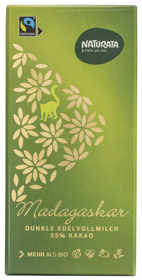 Madagaskar dunkle Edelvollmilch 55%