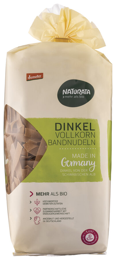 Bandnudeln, Dinkelvollkorn