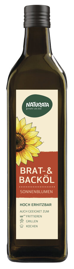 Sonnenblumen Brat- und Backöl, kbA