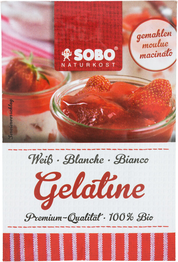 Gelatine, gemahlen