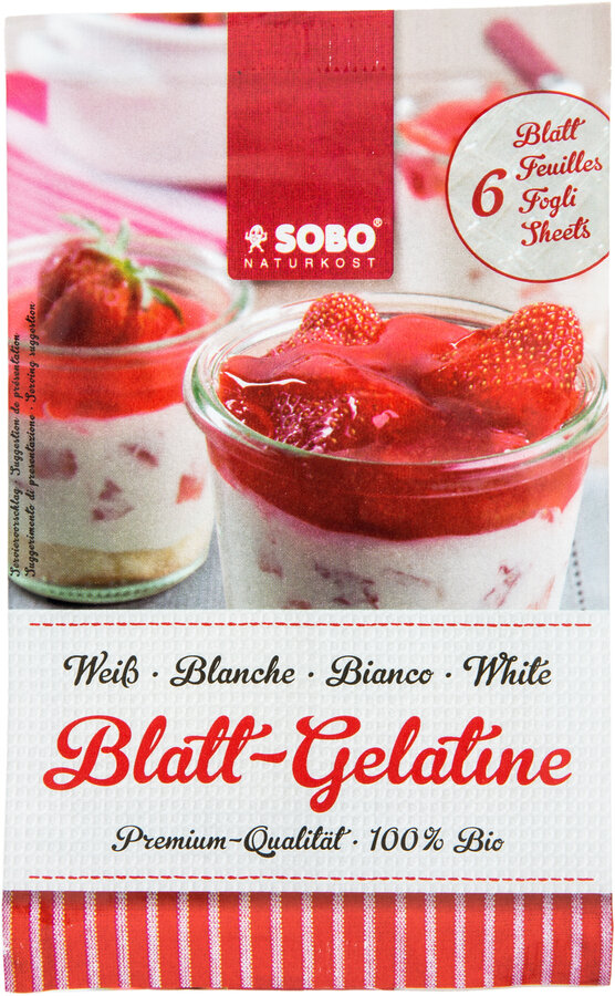 Blatt Gelatine 6-Blatt