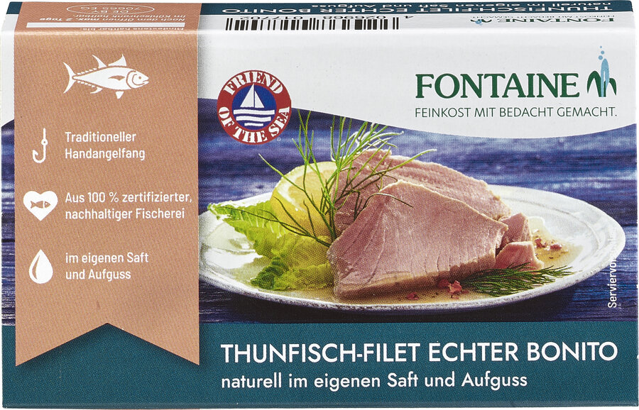 Thunfisch Filets vom Echten Bonito naturell