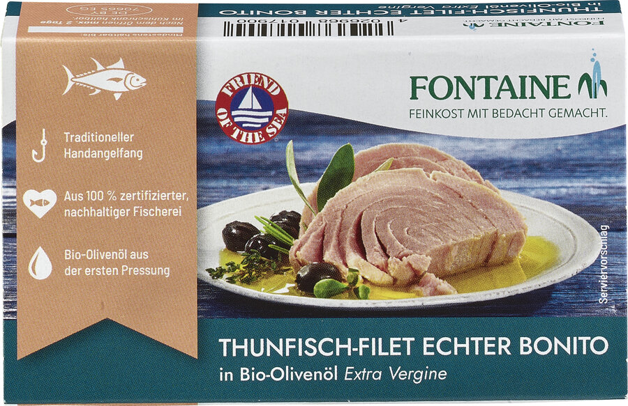 Thunfisch Filets vom Echten Bonito in nativem Bio-Olivenöl extra
