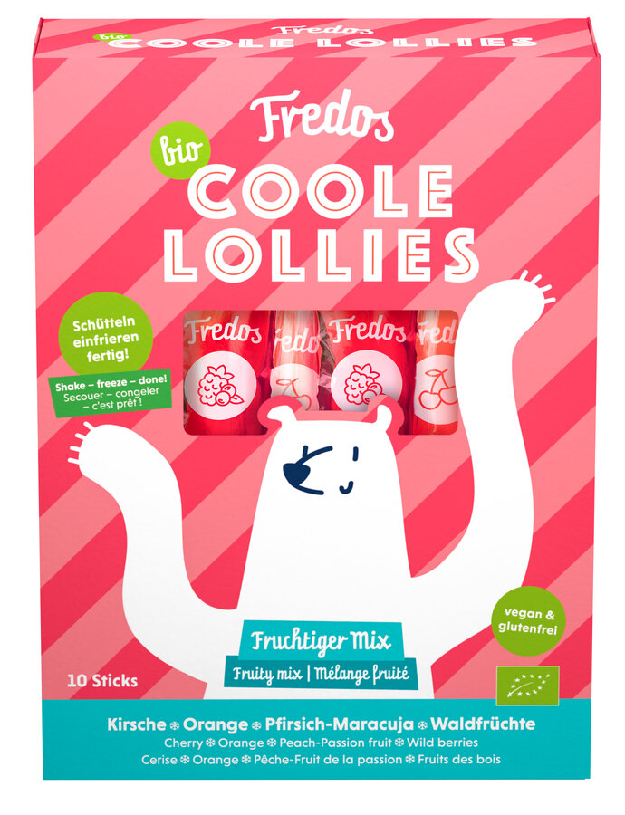 SO Coole Lollies Fruchtiger Mix, 10 x , Fredos