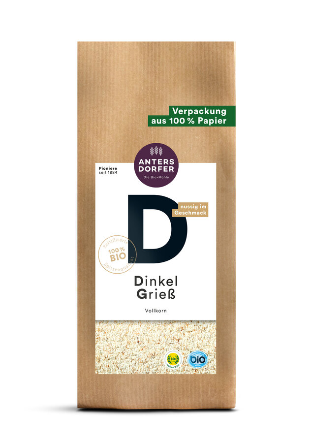 Dinkel Grieß (Vollkorn)
