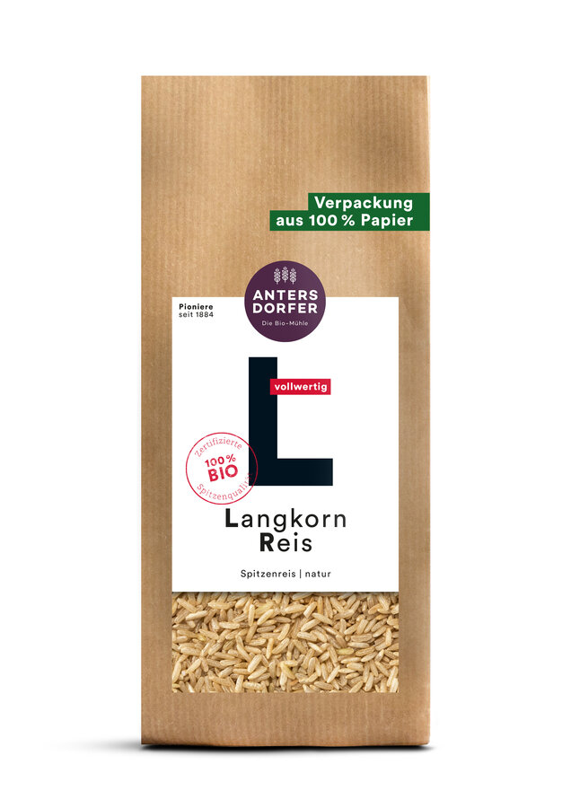 Langkorn Reis natur