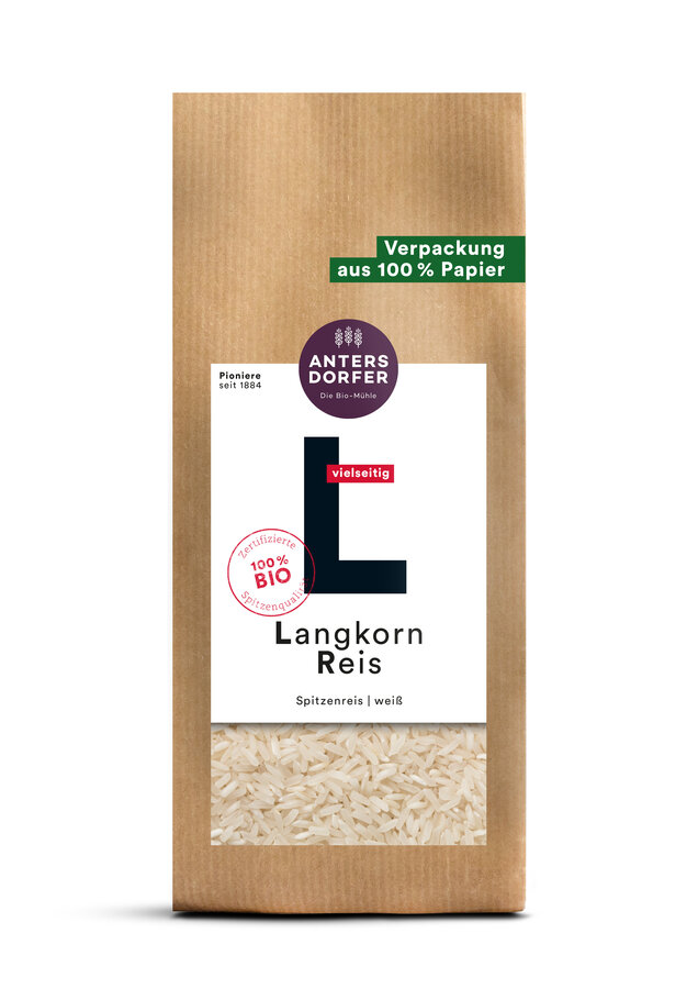 Langkorn Reis weiß