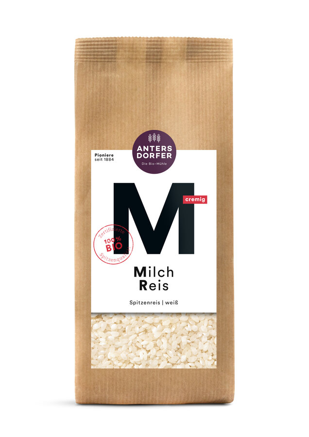 Milch Reis weiß