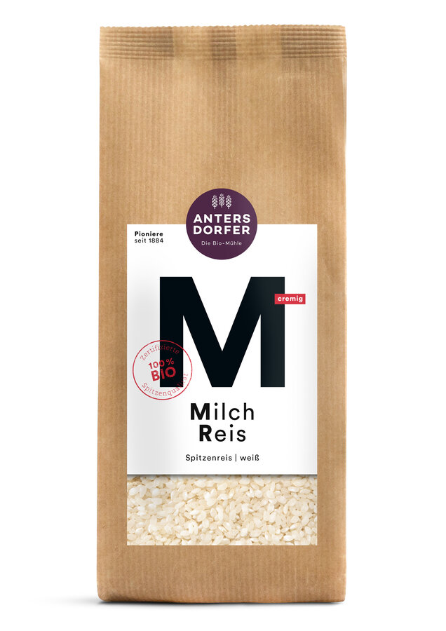 Milch Reis weiß