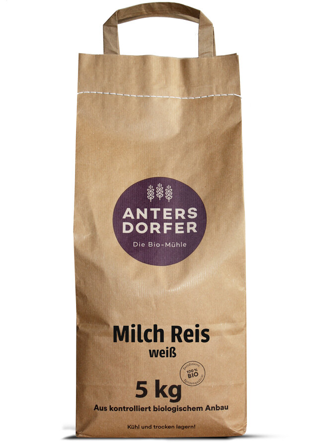 Milch Reis weiß